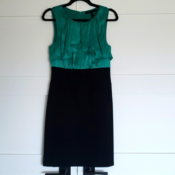 BCBGMaxAzria silk sheath dress size 4 - Picture 1 of 15